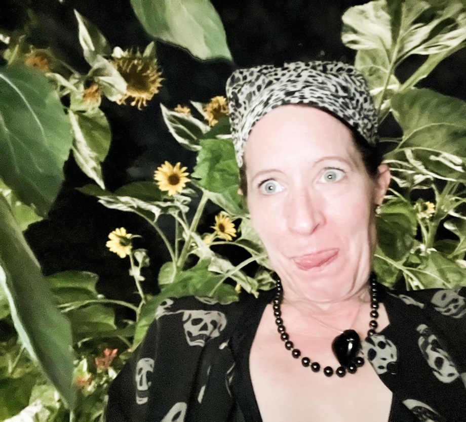 Sarah Ines in Sunflowers